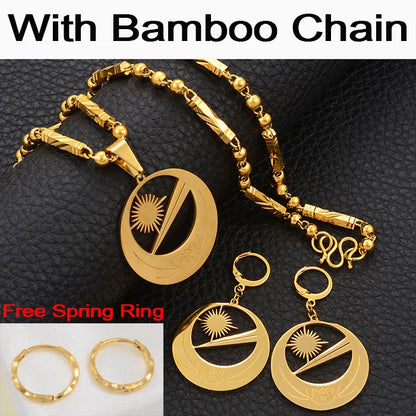 Necklaces Earrings for Women Girls With Flower Jewelry sets , Party Birthday Goods #107221