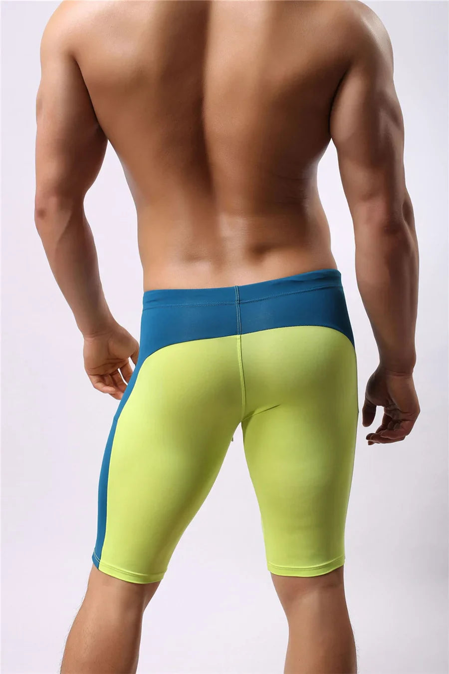Men's Beach Wear Multifunctional Shorts Soft Nylon Fabric Knee-length Tights Trunks Shorts Men Board Shorts