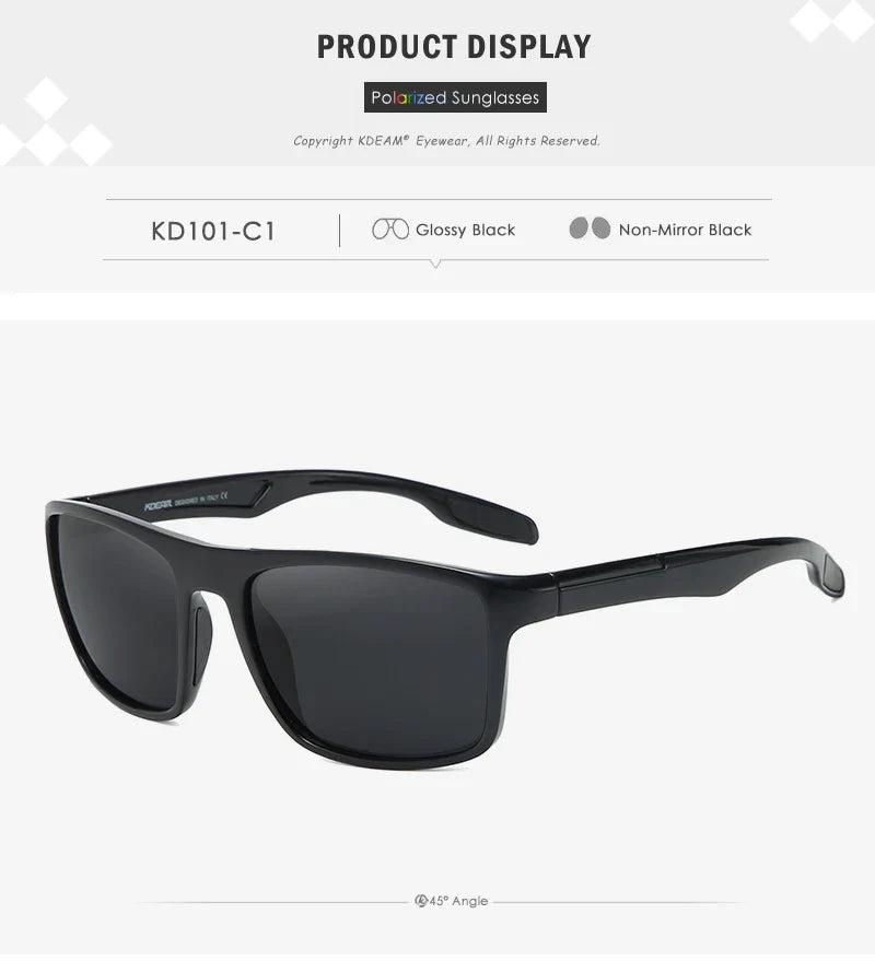 Ultra Light Rectangular Photochromic Sunglasses Men Polarized TAC 1.1mm Thickness Lens UV400 Sun Glasses Women Cat.3 CE
