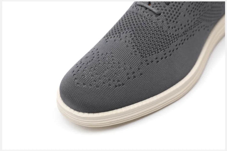 Male Sneakers Summer Knitted Mesh Casual Shoes Lightweight Casual Shoes Breathable Walking Footwear Shoes For Men