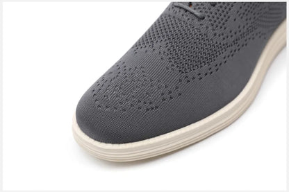 Male Sneakers Summer Knitted Mesh Casual Shoes Lightweight Casual Shoes Breathable Walking Footwear Shoes For Men