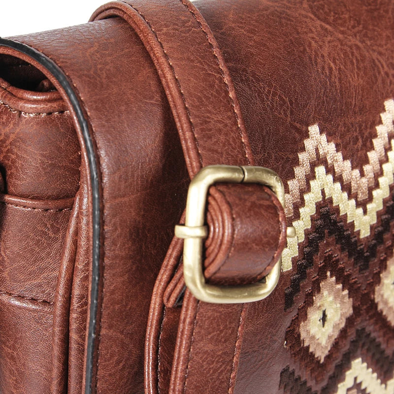 Fashion Shoulder Bag Vintage Women Handbag Purse Embroidery Messenger Bag Quality Small Bag for Girls Crossbody Bag
