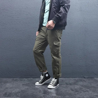 Big Size Men's Tactical Trousers Loose Casual Pants Running Overalls Men's Sweatpants Sports Hiking Outdoor Clothes Work Pants