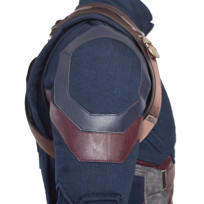 Movie Infinity War Superhero Captain Steve Rogers Cosplay Costume Men Outfit for Adult Men Halloween Uniforms Free Custom Made
