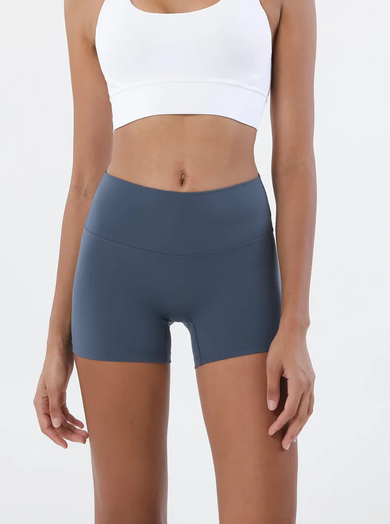 SOISOU Gym Womens Clothing Shorts Sets Yoga Women's Tracksuit Sexy Bra High Waist Short Sportwear Elastic Set Woman 2 Pieces