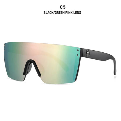 Sunglasses square Conjoined lens Women men Gradient lens sun glasses