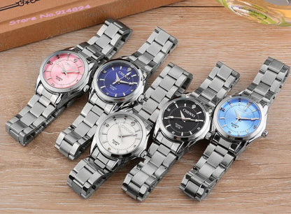 6 Colors Watch Luxury Women's Casual Watches Waterproof Watch Women Fashion Dress Rhinestone WristWatch CX021B