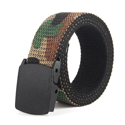 Fashion New Unisex Trousers Belts Canvas Belt metal buckle Men Women Boys Jeans belts Candy Colors Top quality120cm luxury belts
