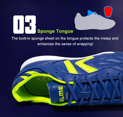 Soccer Shoes TF Football Boots Calf-Skin Cleats  Professional Futsal Original Football Training  Sneakers  ZX80011017