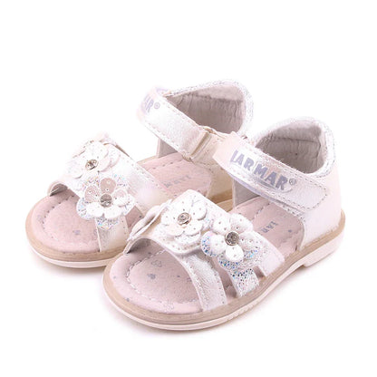 2023 Summer Kids Sandals for Girls Baby Sandals Soft Leather Flowers Princess Girls Shoes Children Beach Sandals Toddler Shoes