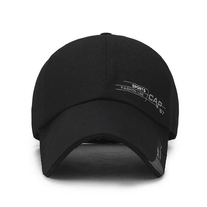 2024 Fashion Line Baseball Cap For Men Sports Cap Hat Fish Outdoor Long Visor Brim Shade Snapback Sun Hat Women's Summer Hat