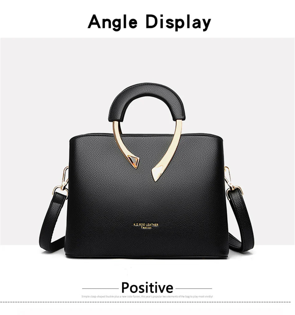 High Quality Leather Casual Tote Luxury Handbags Women Bags Designer Shoulder Crossbody Bags for Women 2024