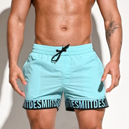 Beach Board Shorts Men's Swimming Shorts Men Swimwear Swim Trunk Fast Dry Surfing Boardshorts Sport Short Bath Suit