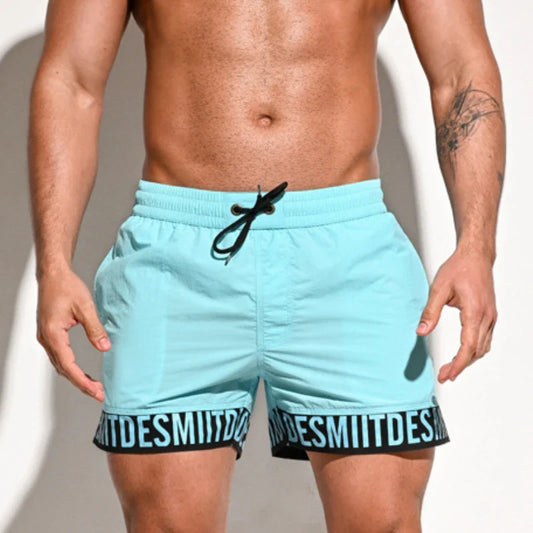 Beach Board Shorts Men's Swimming Shorts Men Swimwear Swim Trunk Fast Dry Surfing Boardshorts Sport Short Bath Suit