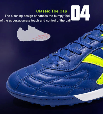 Soccer Shoes TF Football Boots Calf-Skin Cleats  Professional Futsal Original Football Training  Sneakers  ZX80011017