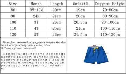 Summer Children's Boy Girl Board Shorts Casual Cotton Thin Baby Shorts For Boys Girls Toddler Pant Sports Kids Beach Short 2024