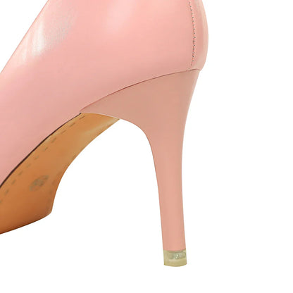 2023 Women 7.5cm 10.5cm High Heels Pumps Lady Wedding Bridal Scarpins Stripper Low Heels Plus Size Fetish Party Blue Pink Shoes