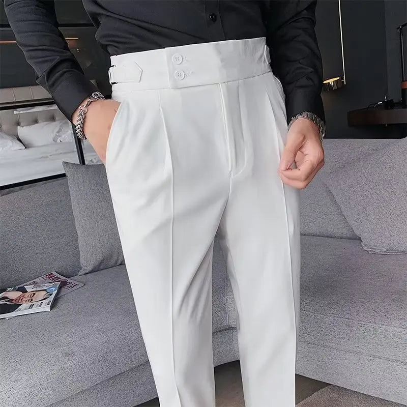 Support Customization of One Item Summer Men's Casual Trend Straight Leg Pants Fashionable and Cool Men's Loose Pants