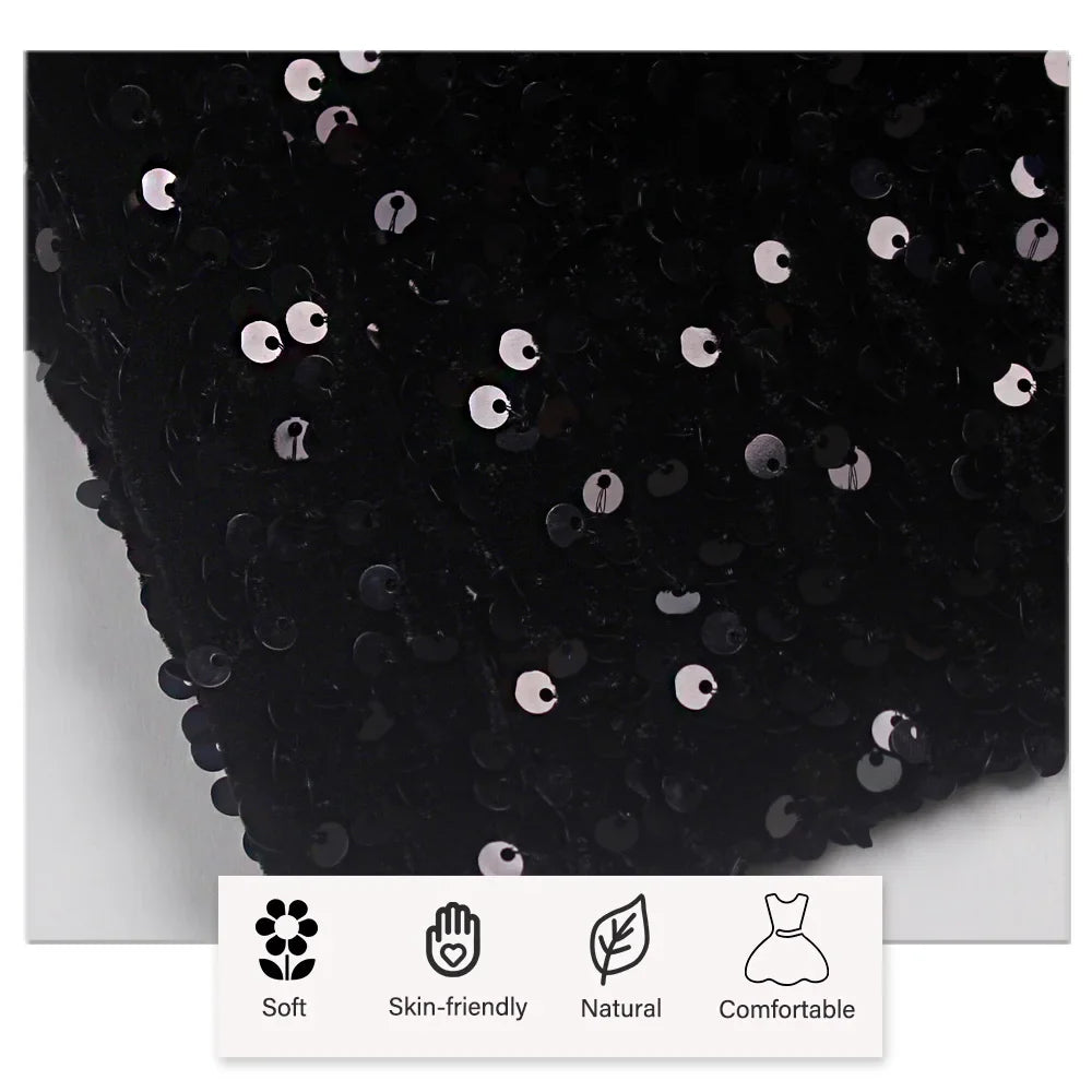 Luxury Sequin Strapless Evening Party Dresses Stretch Velvet Sexy Slit Leg Padded Long Cocktail Prom Dress Wedding Gown