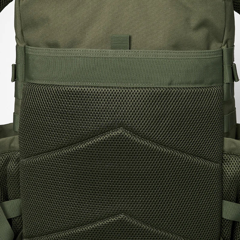 45L Tactical Backpack survival Bag Hunting MOLLE Backpack GYM For Men EDC Outdoor Hiking Rucksack Witch Bottle Holder