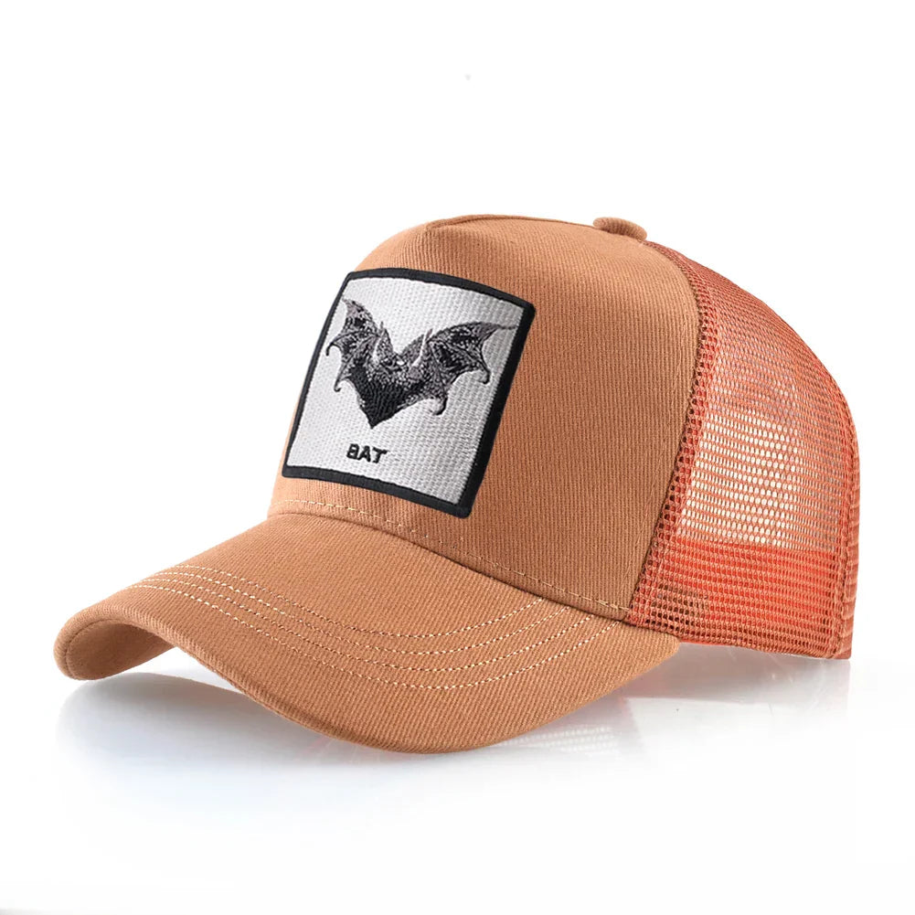 Baseball Cap With Bat Embroidery Four Seasons Snapback Trucker Caps Men Women Fashion Hip Hop Baseball Hat Outdoor Visor Caps