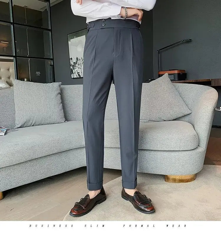 Support Customization of One Item Summer Men's Casual Trend Straight Leg Pants Fashionable and Cool Men's Loose Pants