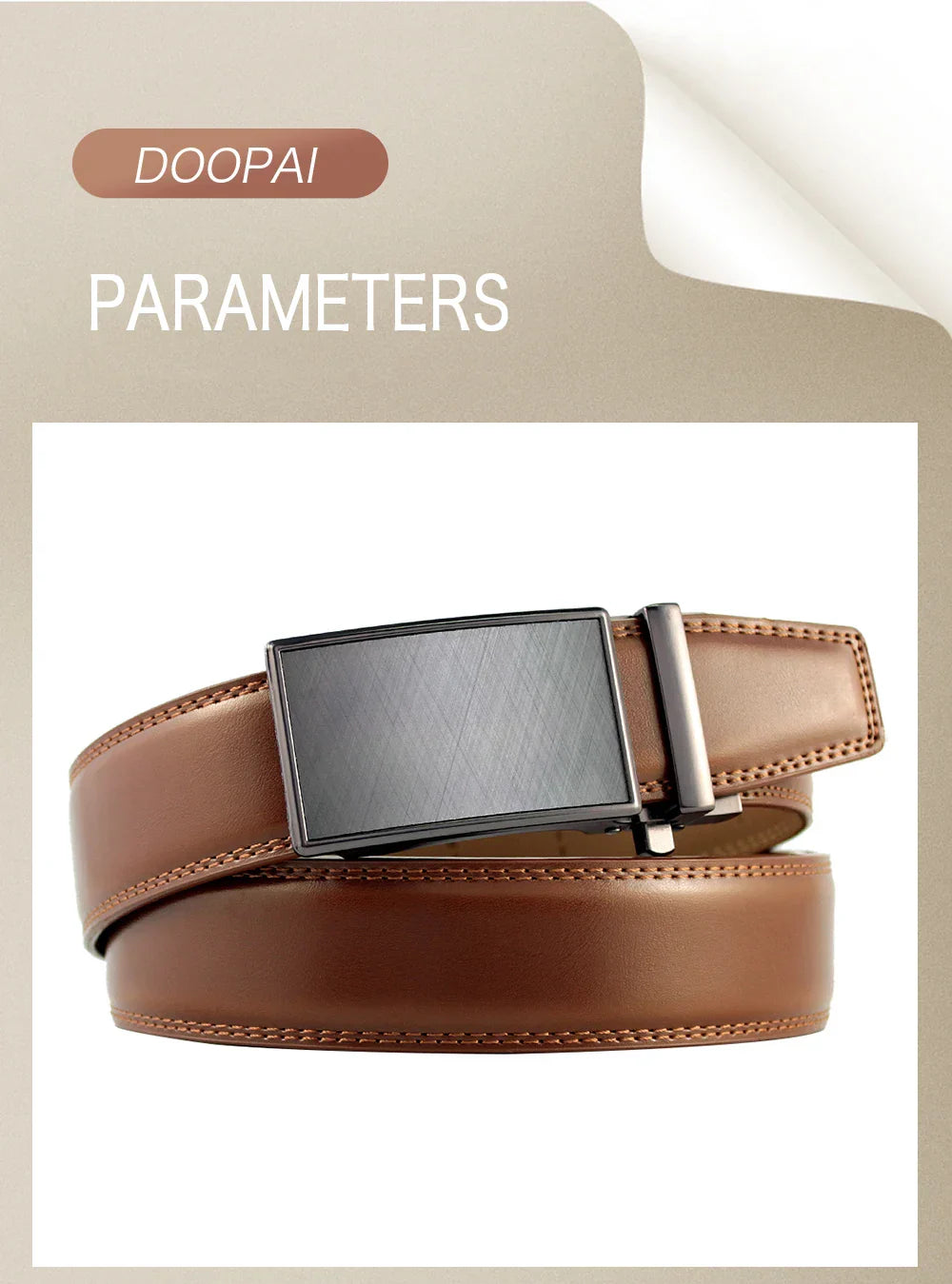 Mens Leather Belt  Automatic Genuine Leather Belts Belt Male Leisure Fashion Ratchet Belts for Men Pants Waistband Ремень