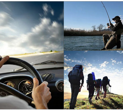 Men's Polarized Fishing Sunglasses With Glasses Chain For Men Women Driving Hiking Sun Glasses Fishing Eyewear