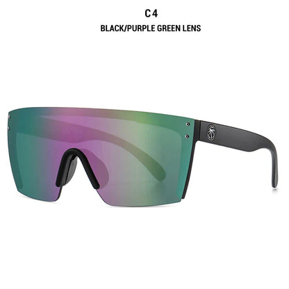 Sunglasses square Conjoined lens Women men Gradient lens sun glasses