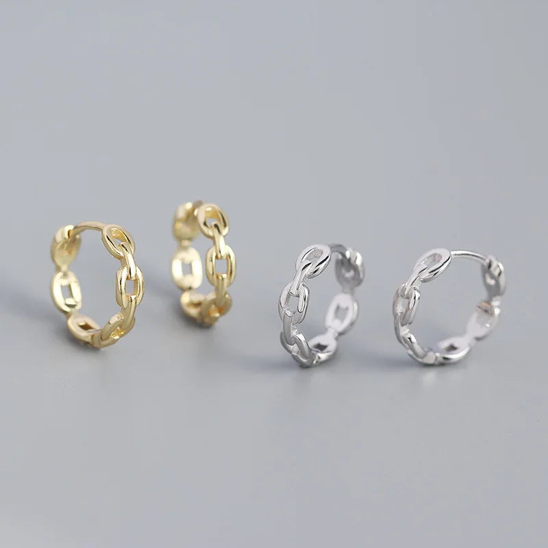 925 Sterling Silver Earring Colorful Dripping Oil Material Ear Ring Ear Buckle Rhombus Shape Trend Wild Girl Women Boy Ear Jewel
