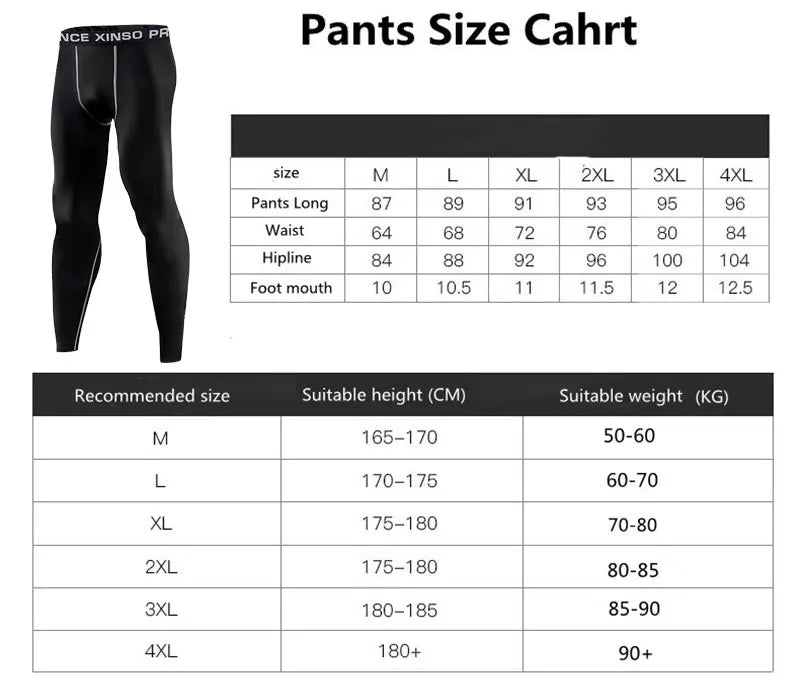 Men's Thermal Underwear Pants Winter Thick Fleece Lined Long Johns Warm Leggings Base Layer Bottoms Keep Warm Compression Tights