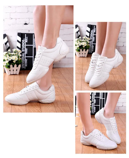 Dance Shoes Children Boy Girl Modern Soft Outsole Jazz Sneakers Aerobics Breathable Lightweight Kids Dancing Fitness Sport