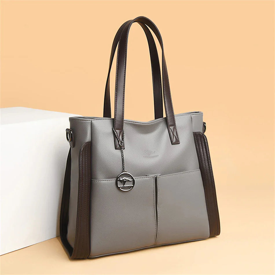 Women Fahsion Tote Bag Handbag Purses Large Luxury Designer Shopper Bag Soft Leather Branded Shoulder Crossbody Messenger Bag