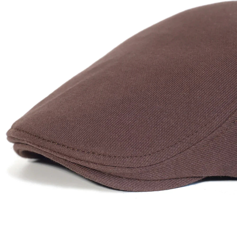Cotton Newsboy Caps Men Women Hat Soft Casual Beret Solid Unisex Retro Hat Driver Flat Cap The waiter Cap