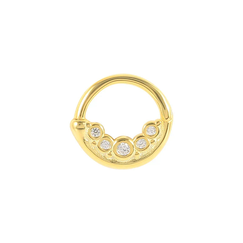 Multible Crystal Hoop Earrings for Women 2021 925 Sterling Silver Ear Nose Jewelry Earrings Heart Round joyas de plata 925