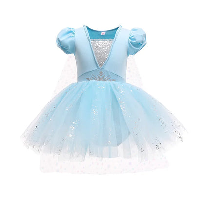 Girl Ballet Dancing Dress Party Fancy Sequined TUTU Dress Princess Girl Clothes Baby Girl Stage Shows Party Costumes