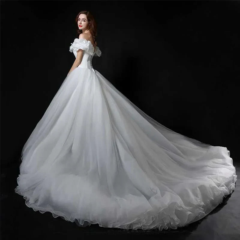 Women New Movie Blue Cinderella Sweetheart Luxury Wedding Dress Adult Ball Gown Wedding Dresses Robe De Mariee