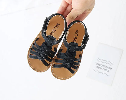 Kid girl Sandals toddler Girls flat Sandals girls braid sandals