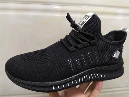 Tênis Casual Masculino Leve Moderno Respirável com Cadarço para Caminhada
