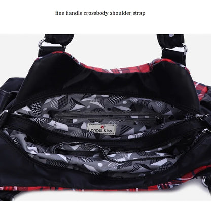 Women Handhag Designers Luxury Hand bags Fashion Women Plaid Shoulder Bags Female Top-handle Bags Large Purse Hobos