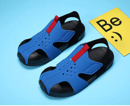 Children Functional Sandals Kids Fashion Airplane Shoes Summer New Baby Beach Shoes  Boys and Girls Cool Barefoot Sandals