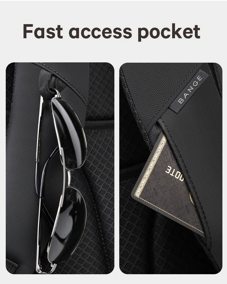 Business Backpacks Laptop 15.6 inch Multifunctional WaterProof Big Capacity Daily Work Male Backpack School Bag Mochila