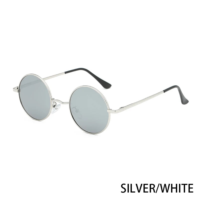 Retro Polarized Round Metal Frame Sunglasses Eyewear For Men and Women Driving Fishing Brand Designer Sun Glasses UV400