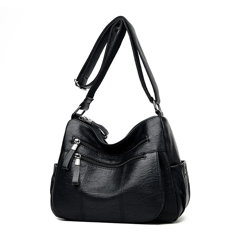 High Quality Leather Luxury Handbags Ladies Bag Designer Shoulder Crossbody Bags For Women 2024 New Bolsa Feminina Sac A Main