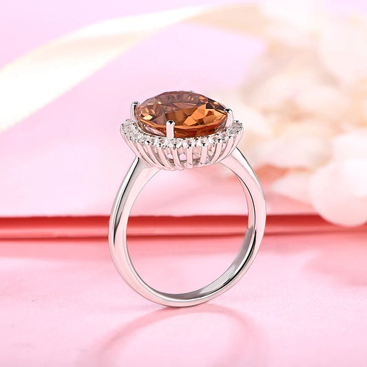 Solid 925 Sterling Silver Rings For Women Girl Diaspore Zultanite Sultanite Gemstone Birthday Party Fine Jewelry Gifts