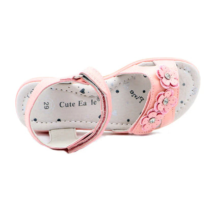 Girls Sandals Brand Sandals Child Summer Cut-outs Rubber Leather School Sport Shoes Breathable Open Toe Casual Sandals Girls New
