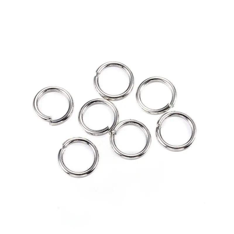 304 Stainless Steel Jump Rings Close Unsoldered Jump Rings for Jewelry Accessories Lovers 4mm 5mm 6mm 7mm 8mm 9mm 10mm
