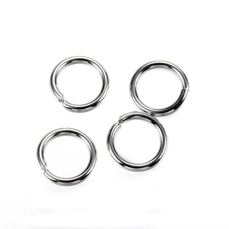 304 Stainless Steel Jump Rings Close Unsoldered Jump Rings for Jewelry Accessories Lovers 4mm 5mm 6mm 7mm 8mm 9mm 10mm