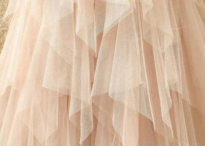 Women Sweet  Midi Spring And Summer High Waist Solid Asymmetrical Elegant Chic White Mesh Tulle Skirts Faldas