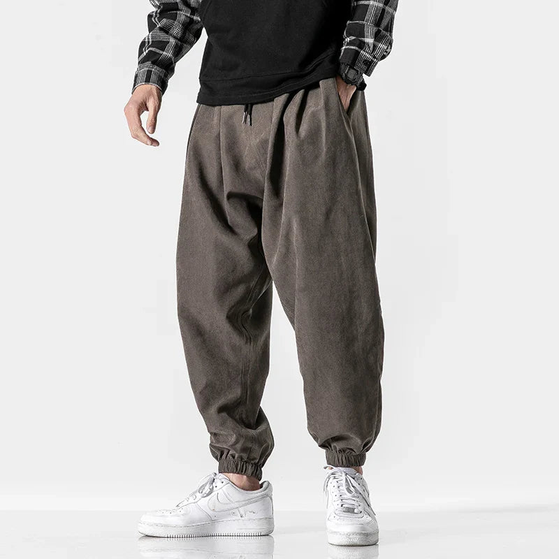 New Autumn Men's Black Pants Hip Hop Streetwear Fashion Jogger Harem Trousers Man Casual Sweatpants Male Pants Big Size M 5XL